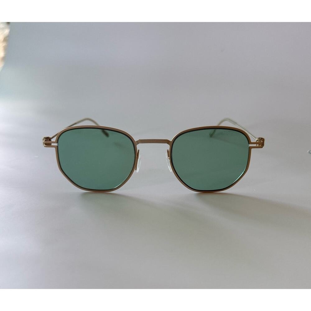 Montblanc Sunglasses MB0081S Gold/Green